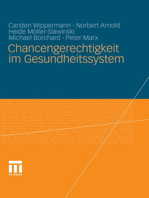 cover image of Chancengerechtigkeit im Gesundheitssystem